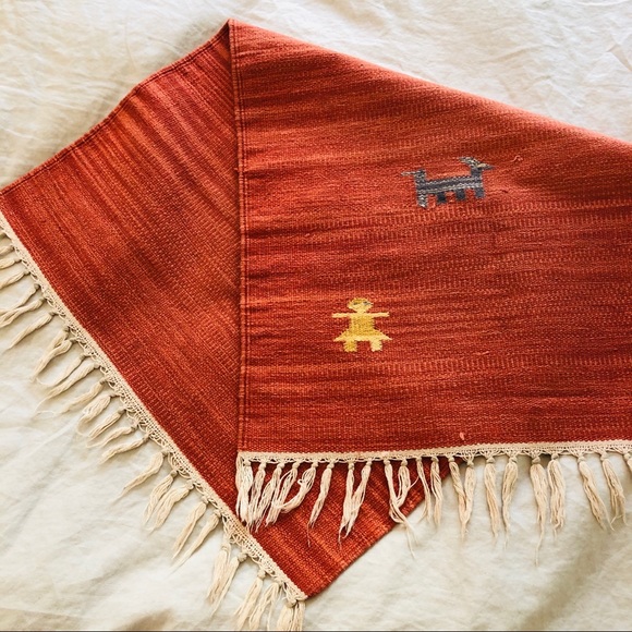 Mexican handwoven rug never used on floor